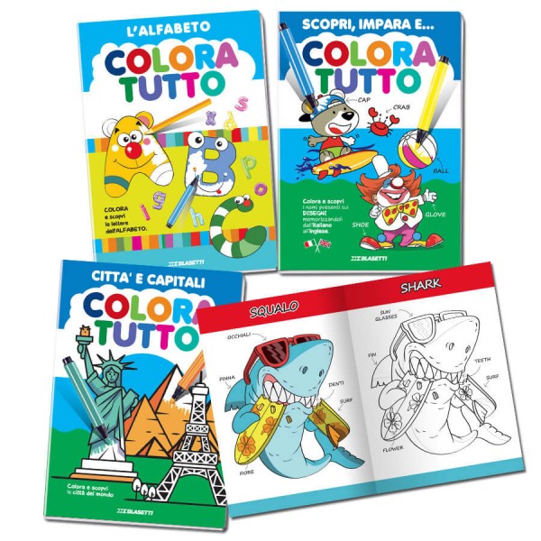 Album da colorare colore assortito grammatura 120gr