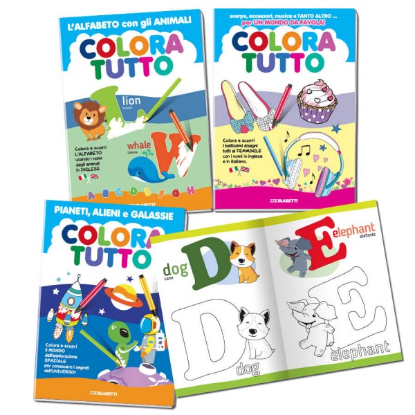 Album da colorare colore assortito grammatura 120gr