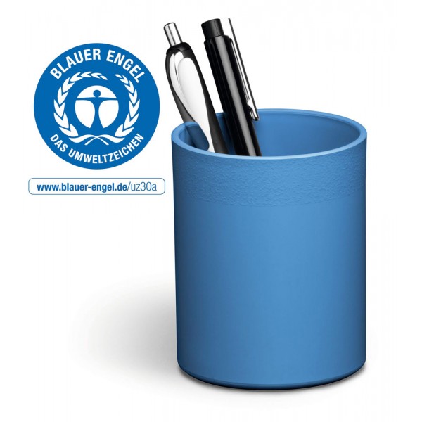 Portapenne a bicchiere eco colore azzurro