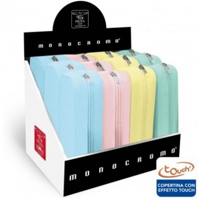 Astuccio bustina soft touch colore assortiti pastello