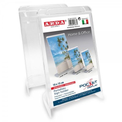 Portafoto, formato a6 verticale colore cristallo