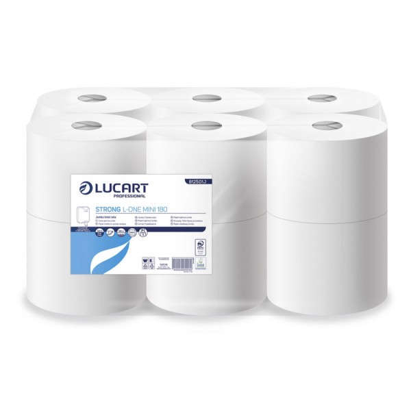 Strong - carta igienica mini jumbo colore bianco