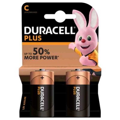 DURACELL batteria alcalina mezza torcia C MN1400 1,5V
