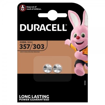 DURACELL batteria all'ossido di argento 357/303 1.55V per orologi