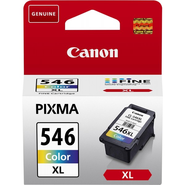 Canon Cartuccia Originale Ciano Magenta Giallo CL-546XL 8288B001