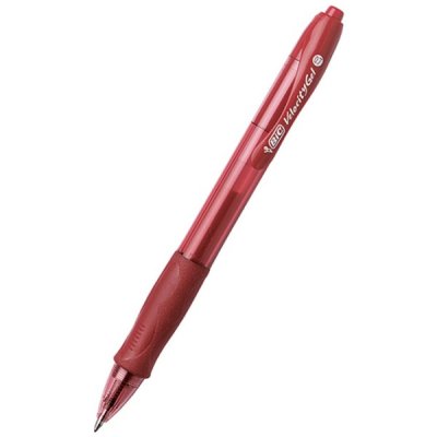 Penna a sfera BIC con inchiostro gel - punta da 0,7mm - Rosso - 12pz