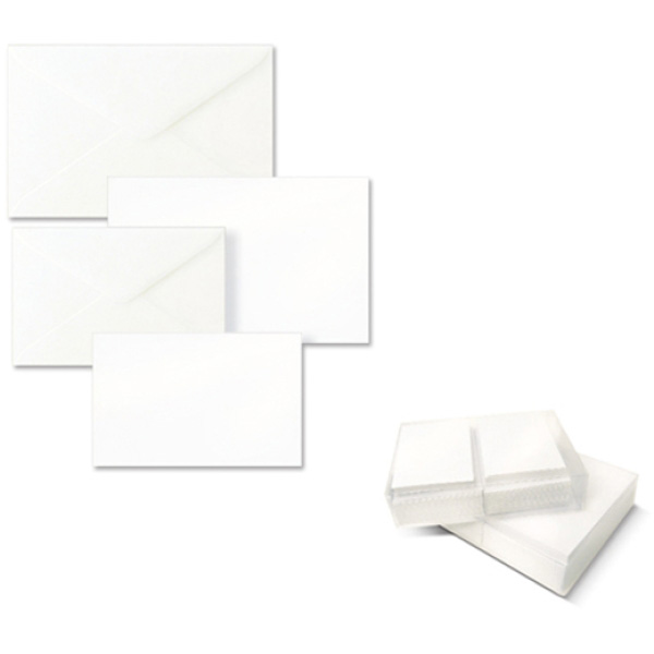 Dalmazia - buste e biglietti colore bianco grammatura 200gr + 90gr