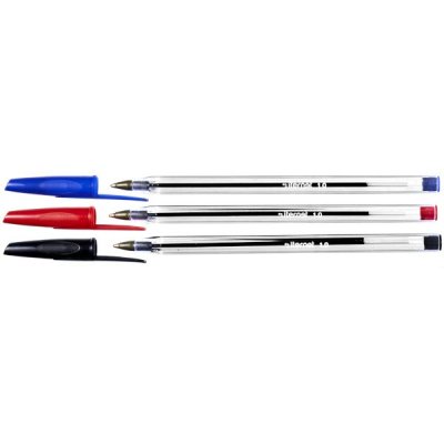 Penna a sfera colore blu tipo punta conica