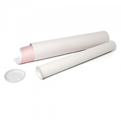 Tubo porta disegni colore bianco