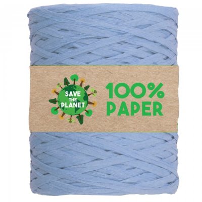 Nastro rafia in carta 68295 colore azzurro