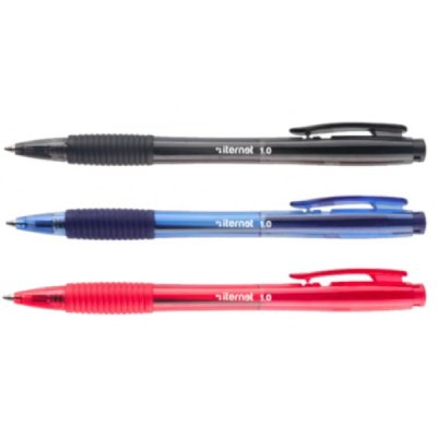 Penna a sfera colore rosso tipo punta conica
