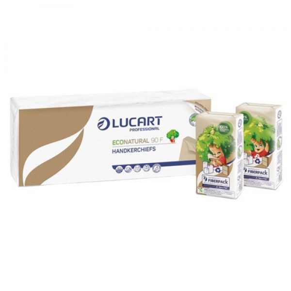 LUCART fazzoletti EcoNatural, 4 veli