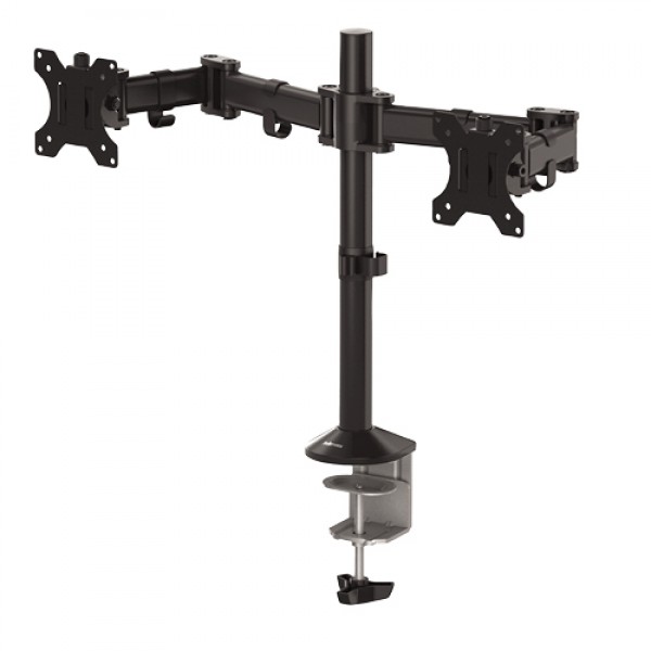 FELLOWES braccio porta monitor estensibile per uno schermo, fissaggio con morsetto, per monitor fino a 27"