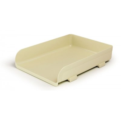 Vaschetta portacorrispondenza vintage colore latte