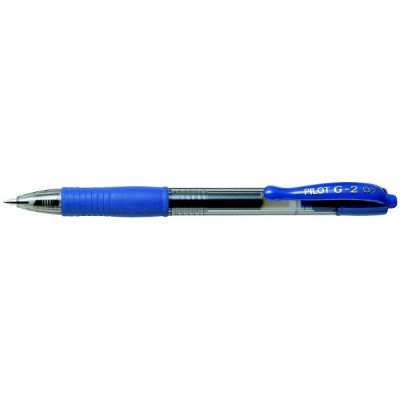 Penna roller PILOT gel a scatto con inchiostro gel ricaricabile e livello d'nchiostro visibile, grip ergonomico - punta 0,7mm - Blu