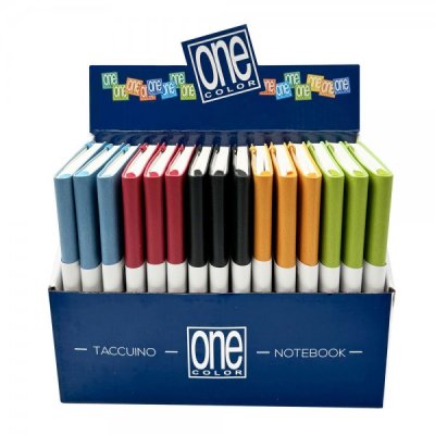 Taccuini one color colore assortiti 5col. grammatura 70gr