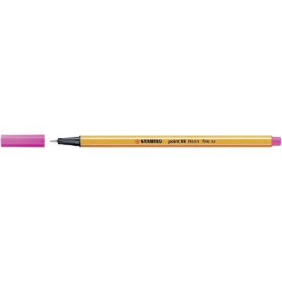 Fineliner point 88 - pennarello colore rosa fluo tipo punta ago