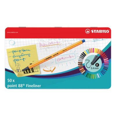 Fineliner point 88 - pennarello colore assortiti tipo punta ago