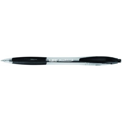 Penna a sfera a scatto BIC - Nero - punta da 1mm - 12pz