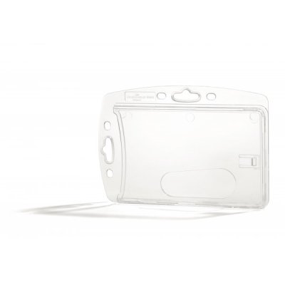 Porta badge rigido colore trasparente
