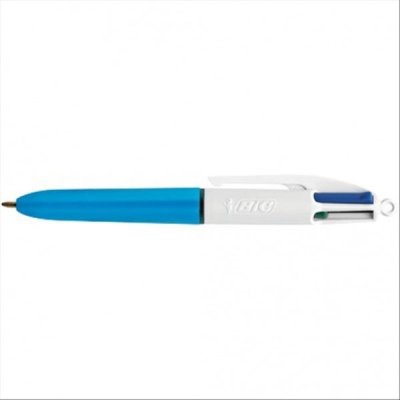 Mini 4 colours - penna a sfera colore blu, nero, rosso, verde tipo punta conica