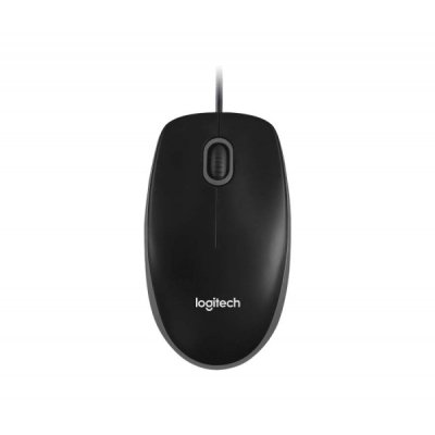 LOGITECH mouse USB ambidestro con 3 tasti, lunghezza cavo 1,8mt