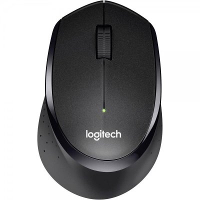 LOGITECH mouse wireless silenzioso con 3 tasti nero