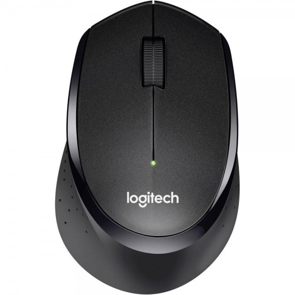 LOGITECH mouse wireless silenzioso con 3 tasti nero