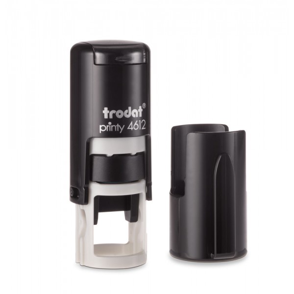 Printy 4.0 - timbro 4612 p2 tondo colore nero colore nero