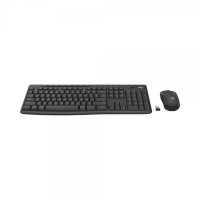 Kit tastiera e mouse wireless mk370 silent colore nero