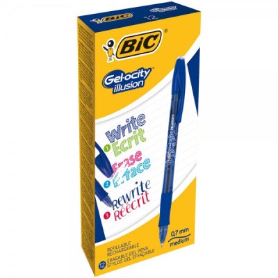 Gel-ocity illusion - penna a sfera gel colore blu tipo punta tonda
