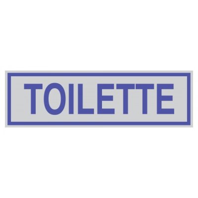 Targhetta toilette