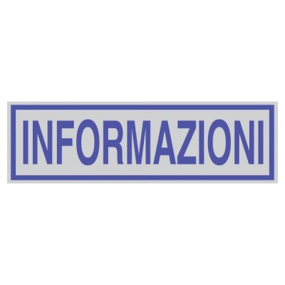 Targhetta informazioni
