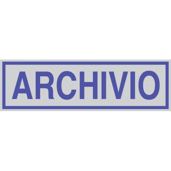 Targhetta archivio