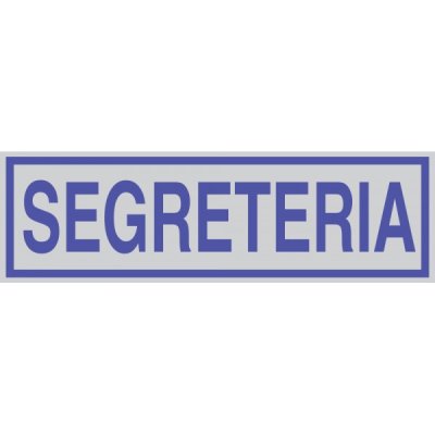 Targhetta segreteria