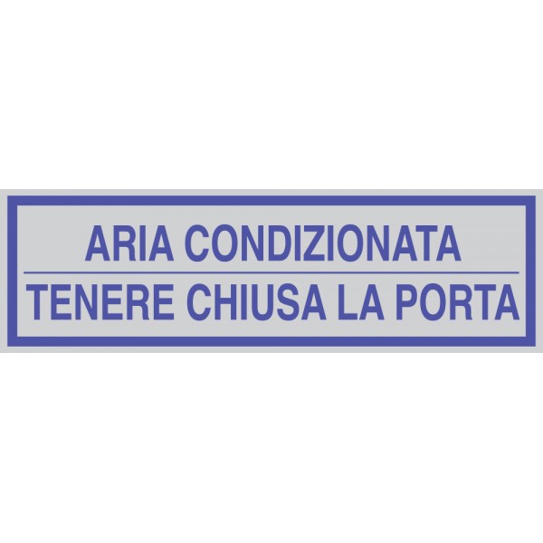 Targhetta aria condizionata
