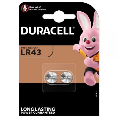 DURACELL LR43 batteria alcalina 1.5V