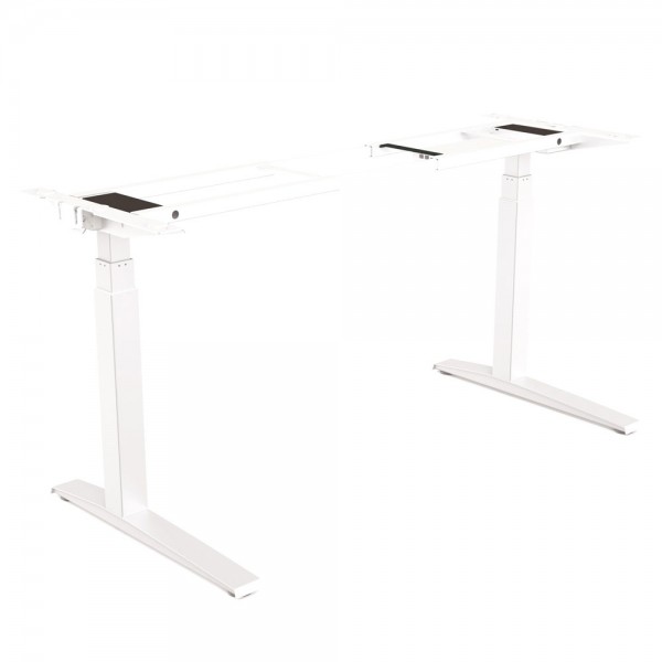 Levado™ base scrivania ad altezza regolabile - bianco colore bianco