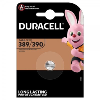 DURACELL batteria all'ossido di argento 389/390 1.55V per orologi