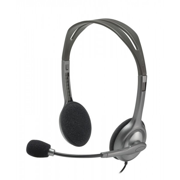 Cuffia h111 con microfono colore nero
