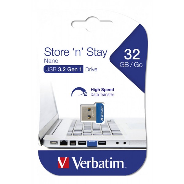 VERBATIM nano USB 3.2 Gen1 da 32GB