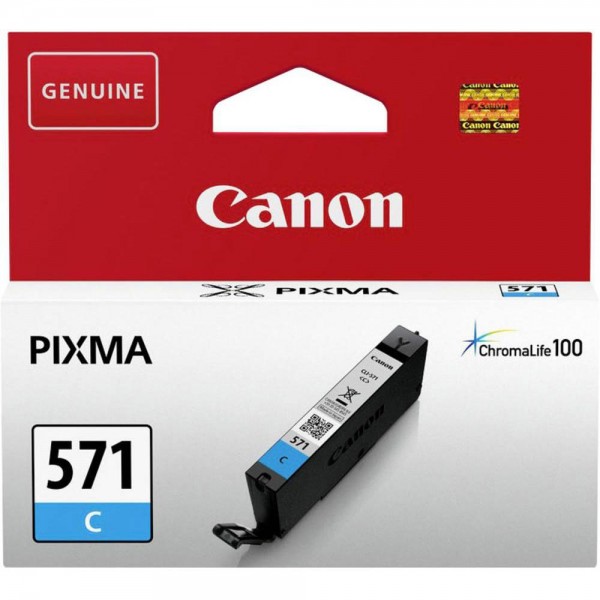 Canon Cartuccia Originale Ciano CLI-571C 0386C001