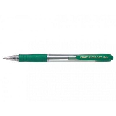 Supergrip - penna a sfera colore verde tipo punta conica