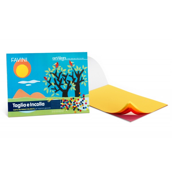 Album da disegno cartallegra colorato 16fg colore assortiti grammatura 220gr