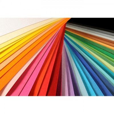 Cartoncino bristol sigillo 10fg 70x100cm colore rosa grammatura 200gr