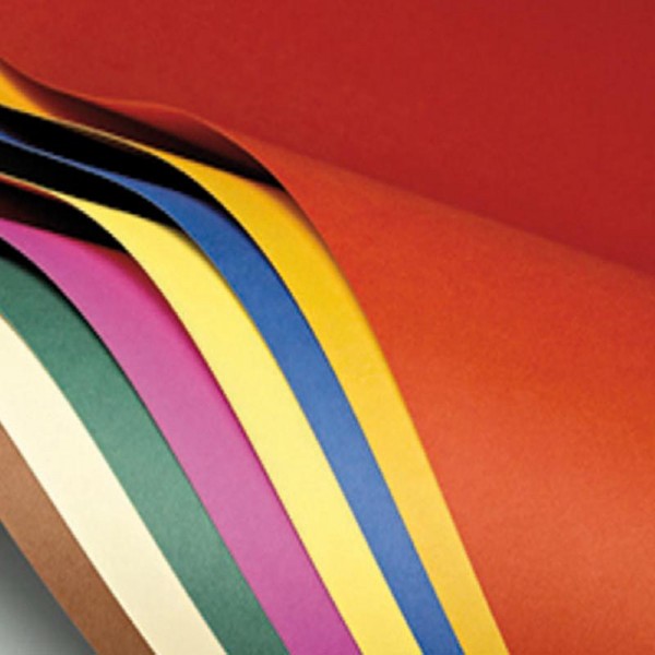 Cartoncino bristol sigillo 25fg 70x100cm colore assortiti grammatura 200gr