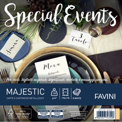Special events - buste ch colore oro grammatura 120gr