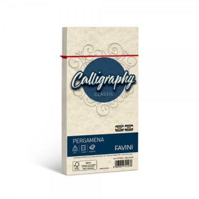Calligraphy - buste pergamena c4 colore naturale grammatura 90gr
