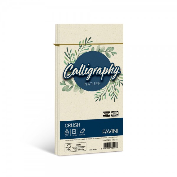 Calligraphy crush - buste nature c4 colore alga grammatura 90gr