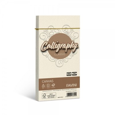 Calligraphy - buste canvas c4 colore avorio grammatura 100gr
